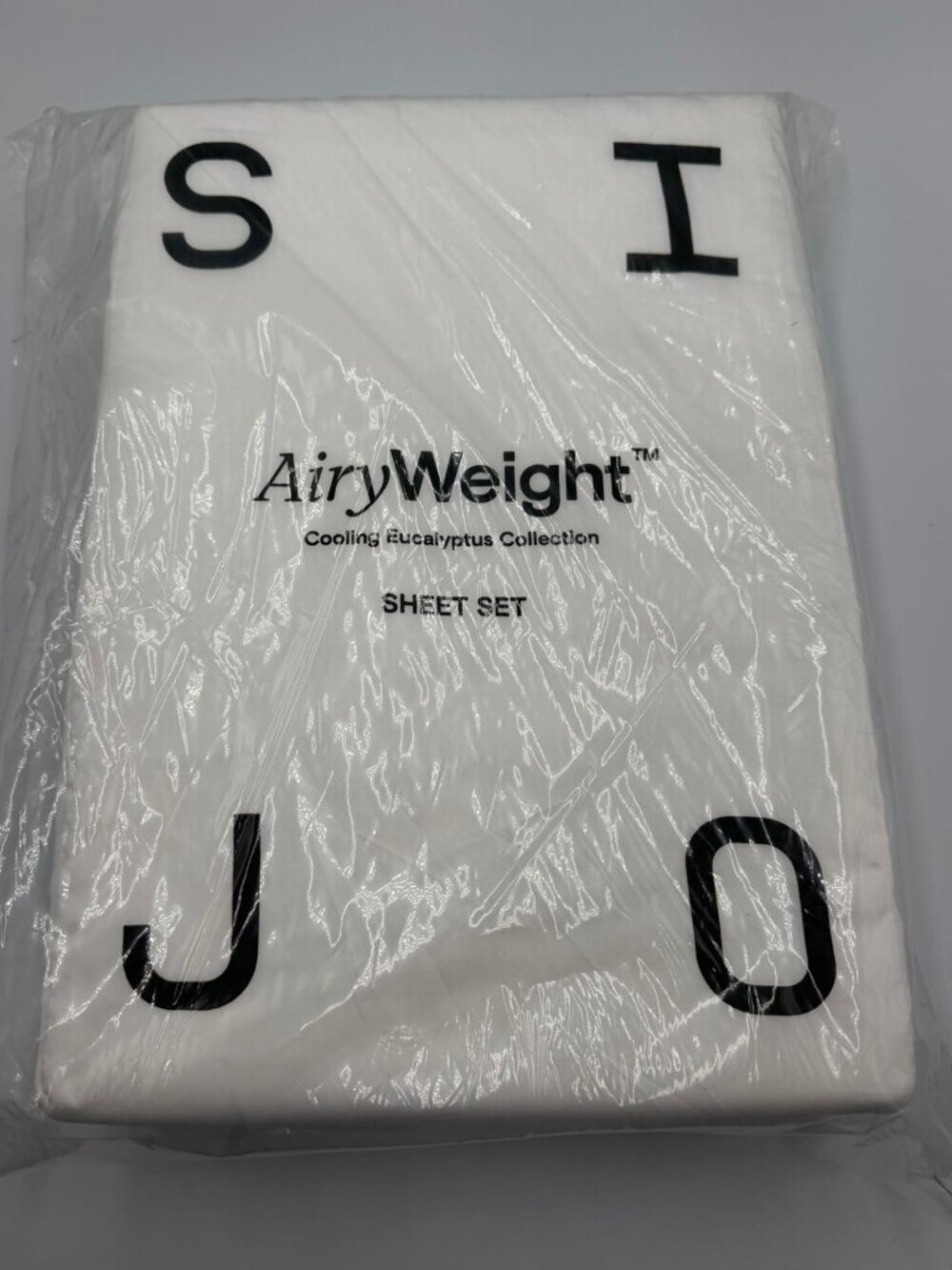 SIJO AiryWeight Cooling Eucalyptus TENCEL Lyocell California King Sheet Set Snow